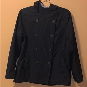L Black Royal Robbins rain jacket